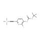 tert-Butyl 2-iodo-6-((trimethylsilyl)ethynyl)-pyridin-3-yl carbonate - chemical structure image