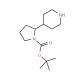 tert-butyl 2-piperidin-4-ylpyrrolidine-1-carboxylate - chemical structure image