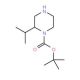 tert-Butyl (2S)-2-(propan-2-yl)piperazine-1-carboxylate (CAS 674792-05-3) - chemical structure image
