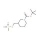 tert-butyl 3-[(methanesulfonyloxy)methyl]piperidine-1-carboxylate (CAS 162166-99-6) - chemical structure image
