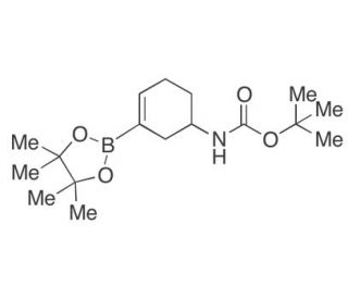 tert-Butyl (3-(4,4,5,5-Tetramethyl-1,3,2-dioxaborolan-2-yl)cyclohex-3-en-1-yl)carbamate - chemical structure image