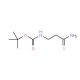 tert-Butyl 3-Amino-3-thioxopropylcarbamate (CAS 77152-97-7) - chemical structure image