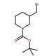 tert-Butyl 3-(bromomethyl)piperidine-1-carboxylate (CAS 193629-39-9) - chemical structure image