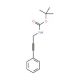 tert-butyl 3-phenylprop-2-ynylcarbamate - chemical structure image