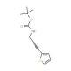 tert-butyl 3-thien-2-ylprop-2-ynylcarbamate - chemical structure image