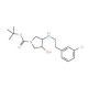 tert-Butyl (3R,4R)-3-{[2-(3-chlorophenyl)ethyl]-amino}-4-hydroxypyrrolidine-1-carboxylate - chemical structure image