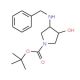 tert-Butyl (3R,4R)-3-(benzylamino)-4-hydroxypyrrolidine-1-carboxylate - chemical structure image