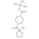 tert-butyl 4-[(1-aminocyclopentyl)carbonyl]piperazine-1-carboxylate - chemical structure image