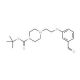 tert-Butyl 4-[2-(3-formylphenoxy)ethyl]tetrahydro-1(2H)-pyrazinecarboxylate - chemical structure image