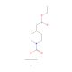 tert-Butyl 4-(2-ethoxy-2-oxoethyl)piperidine-1-carboxylate (CAS 135716-09-5) - chemical structure image