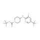 tert-Butyl 4-{[3-chloro-5-(trifluoromethyl)-2-pyridinyl]amino}tetrahydro-1(2H)-pyridinecarboxylate - chemical structure image