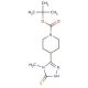 tert-Butyl 4-(4-methyl-5-sulfanyl-4H-1,2,4-triazol-3-yl)tetrahydro-1(2H)-pyridinecarboxylate - chemical structure image