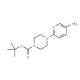 tert-Butyl 4-(5-amino-2-pyridinyl)tetrahydro-1(2H)-pyrazinecarboxylate (CAS 119285-07-3) - chemical structure image