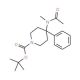 tert-Butyl 4-[acetyl(methyl)amino]-4-phenylpiperidine-1-carbamate (CAS 182621-53-0) - chemical structure image