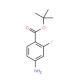 tert-Butyl 4-amino-2-fluorobenzoate (CAS 140373-77-9) - chemical structure image