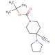 tert-Butyl 4-cyano-4-pyrrolidin-1-ylpiperidine-1-carboxylate (CAS 1119452-74-2) - chemical structure image