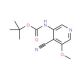 tert-Butyl 4-cyano-5-methoxypyridin-3-ylcarbamate (CAS 1045858-19-2) - chemical structure image