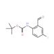tert-Butyl 4-fluoro-2-formylphenylcarbamate (CAS 844891-31-2) - chemical structure image