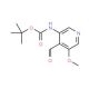 tert-Butyl 4-formyl-5-methoxypyridin-3-ylcarbamate (CAS 1049677-54-4) - chemical structure image