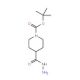tert-Butyl 4-(hydrazinocarbonyl)tetrahydro-1(2H)-pyridinecarboxylate (CAS 187834-88-4) - chemical structure image