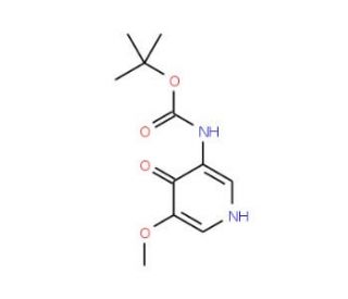 tert-Butyl 4-hydroxy-5-methoxypyridin-3-ylcarbamate (CAS 1045855-64-8) - chemical structure image