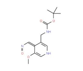 tert-Butyl (4-((hydroxyimino)methyl)-5-methoxypyridin-3-yl)methylcarbamate (CAS 1138444-27-5) - chemical structure image