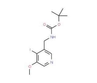 tert-Butyl (4-iodo-5-methoxypyridin-3-yl)-methylcarbamate (CAS 1138444-20-8) - chemical structure image