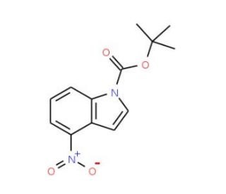 tert-Butyl 4-nitro-1H-indole-1-carboxylate (CAS 913836-24-5) - chemical structure image