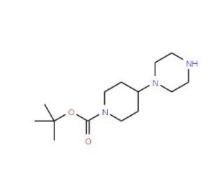 tert-Butyl 4-piperazinotetrahydro-1(2H)-pyridinecarboxylate (CAS 177276-41-4) - chemical structure image