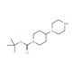 tert-Butyl 4-piperazinotetrahydro-1(2H)-pyridinecarboxylate (CAS 177276-41-4) - chemical structure image