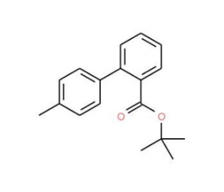 tert-Butyl 4&prime;-methylbiphenyl-2-carboxylate (CAS 114772-36-0) - chemical structure image