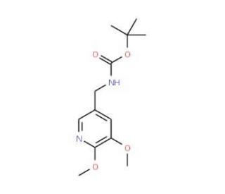 tert-Butyl (5,6-dimethoxypyridin-3-yl)-methylcarbamate (CAS 1171919-86-0) - chemical structure image