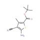 tert-butyl 5-amino-4-cyano-3-methylthiophene-2-carboxylate - chemical structure image