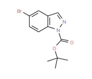 tert-Butyl 5-bromo-1H-indazole-1-carboxylate (CAS 651780-02-8) - chemical structure image