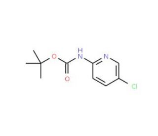 tert-Butyl 5-chloropyridin-2-ylcarbamate (CAS 354503-86-9) - chemical structure image