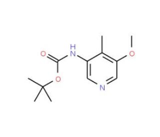 tert-Butyl 5-methoxy-4-methylpyridin-3-ylcarbamate (CAS 1045858-10-3) - chemical structure image
