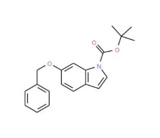 tert-Butyl 6-(benzyloxy)-1H-indole-1-carboxylate (CAS 933474-39-6) - chemical structure image