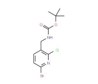 tert-Butyl (6-bromo-2-chloropyridin-3-yl)-methylcarbamate - chemical structure image
