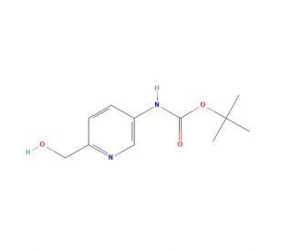 tert-Butyl 6-(Hydroxymethyl)pyridin-3-ylcarbamate (CAS 323578-38-7) - chemical structure image