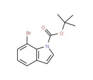 tert-Butyl 7-bromo-1H-indole-1-carboxylate (CAS 868561-17-5) - chemical structure image