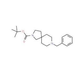 tert-Butyl 8-benzyl-2,8-diazaspiro[4.5]decane-2-carboxylate - chemical structure image