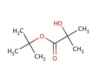 tert-Butyl &alpha;-hydroxyisobutyrate (CAS 36293-63-7) - chemical structure image