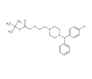 tert-Butyl Cetirizine (CAS 335017-46-4) - chemical structure image