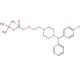 tert-Butyl Cetirizine (CAS 335017-46-4) - chemical structure image