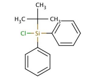 tert-Butyl(chloro)diphenylsilane (CAS 58479-61-1) - chemical structure image