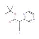 tert-butyl cyano(pyrazin-2-yl)acetate - chemical structure image
