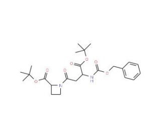 tert-Butyl L-N-(3-Benzyloxycarbonylamino-3-(S)-tert-butylcarboxy-1-oxopropyl-azetidine-2-carboxylate (CAS 201283-53-6) - chem