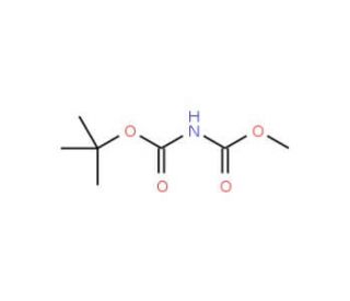 tert-Butyl Methyl Iminodicarboxylate (CAS 66389-76-2) - chemical structure image