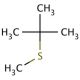 tert-Butyl methyl sulfide (CAS 6163-64-0) - chemical structure image