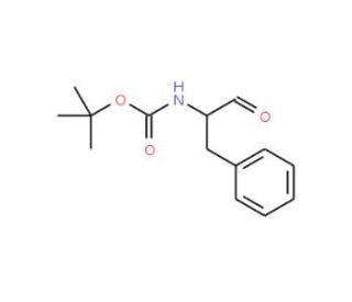 tert-Butyl N-(1-benzyl-2-oxoethyl)carbamate (CAS 98818-36-1) - chemical structure image